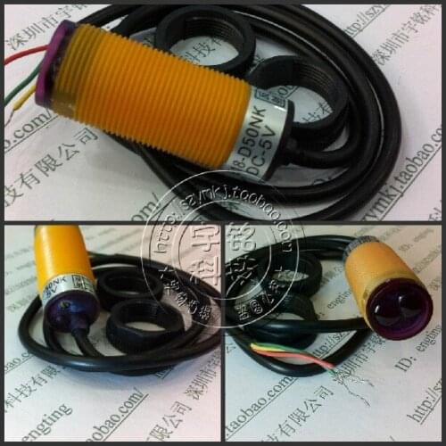 NEW E18-D50NK photoelectric 3 - 50CM Infraredobstacleavoidance CONNECTOR