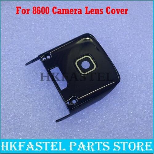HKFASTEL For Nokia 8600 Luna Mobile Phone New Original Housing Back Camera Lens Protective Cover With Frame Replacement Parts