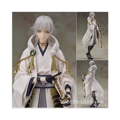 23cm Touken Ranbu Online Tsurumaru Kuninaga Anime Collectible Action Figure PVC toys for christmas gift free shipping