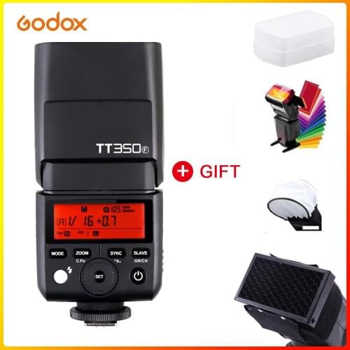 Godox Mini Speedlite TT350S TT350N TT350C TT350O TT350F Camera Flash TTL HSS GN36 for Canon Nikon Sony Fujifilm Olympus Camera