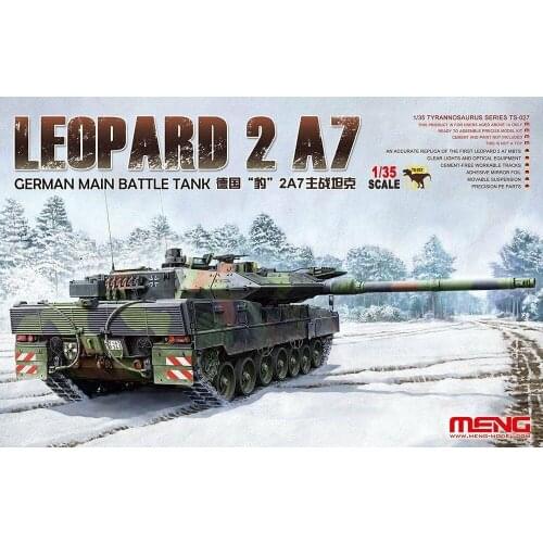 Meng Model TS-027 1/35 German Main Battle Tank Leopard 2 A7 4 orders Model kit