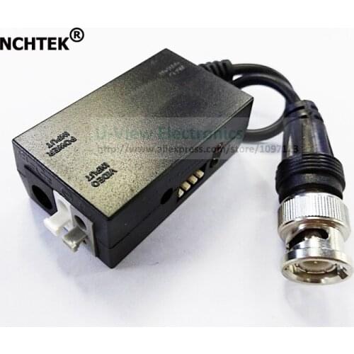 NCHTEK 1-CH Active UTP Video Receiver CCTV Camera For NTSC PAL SECAM/Free Shipping/1PCS