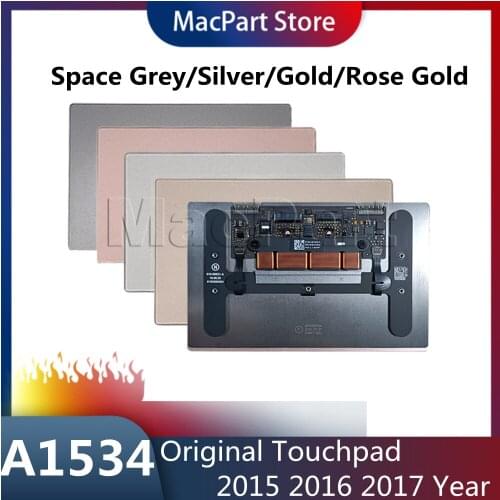 Original for MacBook Retina 12" A1534 Touchpad Trackpad Silver Color 2015 2016 2017 Years