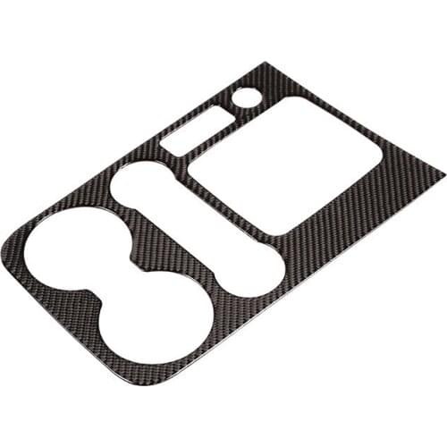 Car Interior Center Control Gear Shift Panel Trim Carbon Fiber Cover Decor for Touareg 2011-2018