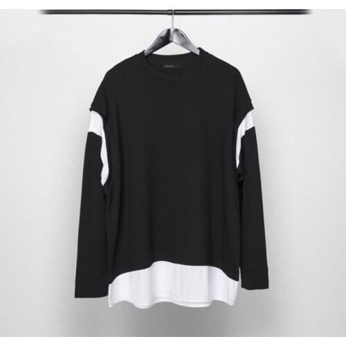 Owen seak Men Hoodies Sweatshirts High Street Style Mens Clothing Classic Autume Hip Hop Men Solid Black Hoodies Shirts Size XL