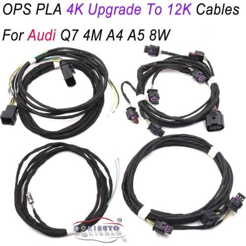 Auto Parking OPS PLA 4K To 12K Install Harness Wire For Audi Q7 4M A4 A5 8W