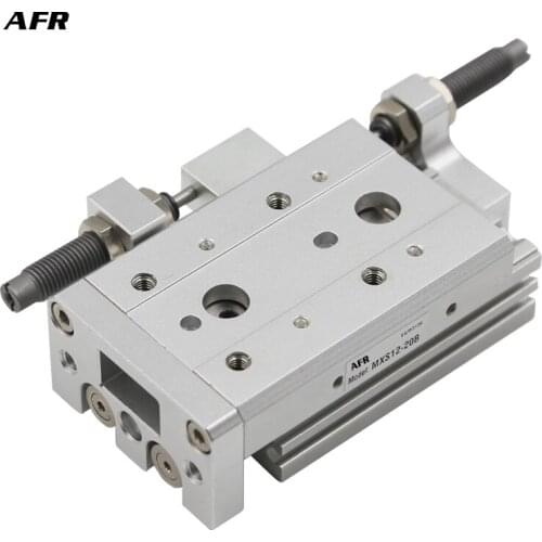 SMC Type Double Acting 6mm Bore Slide guide cylinder MXS6-10B MXS6-20B MXS6-30B MXS6-40B MXS6-50B Pneumatic Air Cylinder