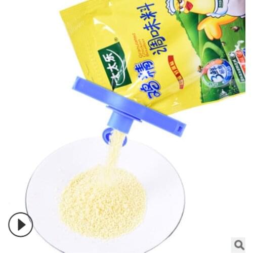 Creative Reuseable Bag Clip Snack Fresh Food Storage Sealing Kitchen Mini Vacuum Sealer Food Clip With A Cap Type Spray Nozzle