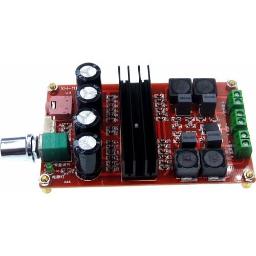 XH-M190 TDA3116D2 High-Power Digital Amplifier Board TPA3116 Dual Track 2 Channel 2x 51K Audio Amplifier Module Parts Component
