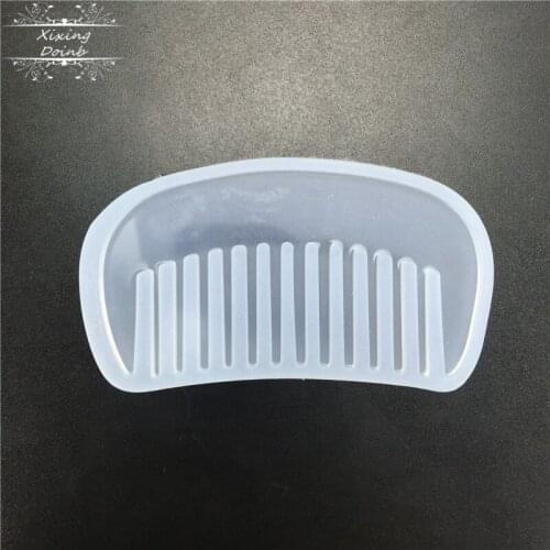 1Pcs Comb shaped liquid silica gel mold is used to make DIY handicrafts resin mold jewelry tools