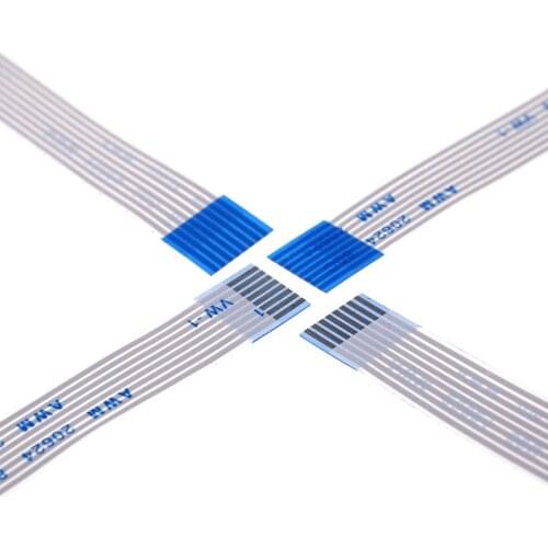 10pcs Flexible flat cable FFC 8 PIN 1.0 mm pitch Reverse Ends Length 60 70 100 120 150 200 250 300 350 400 450 500 mm