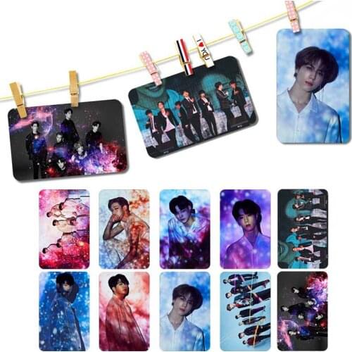 10Pcs/Set GOT7 LOVE LOOP New Album PVC Crystal Card Stickers For Bus Student Card