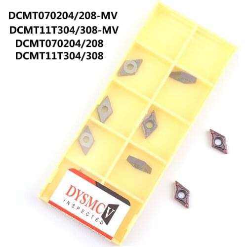 100% original turning tool DCMT070204-MV DY9008 DCMT070208 MV DCMT11T304 DCMT11T308 turning tool carbide blade CNC lathe tool