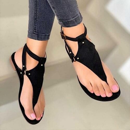 2021 summer outdoor beach womens sandals fashion womens casual shoes flat heel outdoor