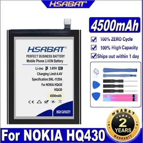 HSABAT HQ430 4500mAh Battery for NOKIA HQ430 Batteries