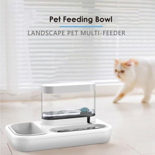 1500ml Pet Cat Automatic Feeders Large Capacity Cat Water Fountain Plastic Dog Water Bottle Feeding Bowls Water Dispenser
