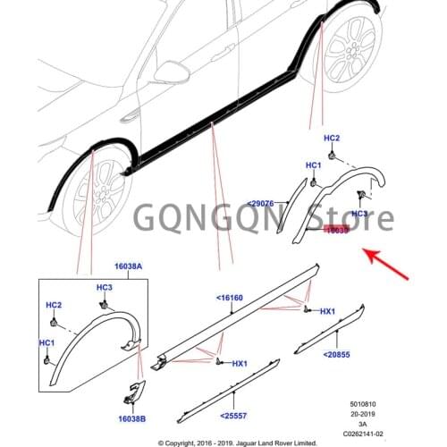 CAR is suitable for the discovery of magical action, the rear part of the eyebrows with holes 2015-2021lan dro ve rdi sco ver yo