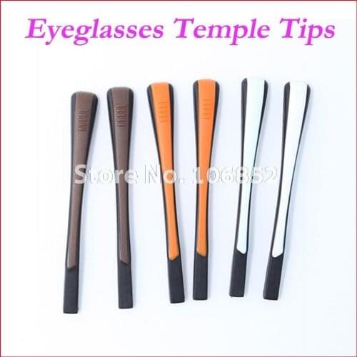 Free Shipping Retail ET-011 Double Color Anti Slip Eyeglasses Tips Glasses Accessories For Sunglasses Metal Glasses Temples