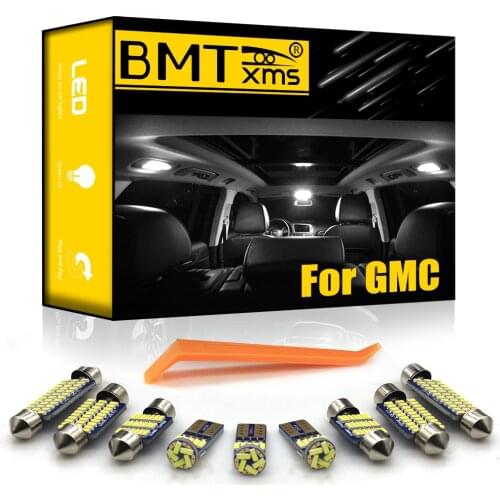 BMTxms For GMC Acadia Sierra Terrain Envoy Yukon Savanna Jimmy Canyon Canbus Vehicle LED Interior Map Dome Trunk Light Car Lamp