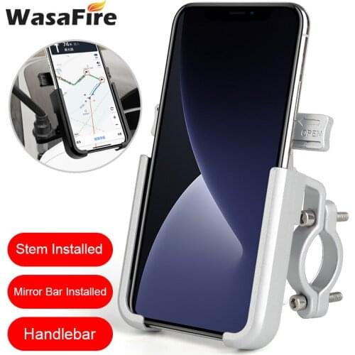 Bicycle Phone Holder 360 Adjustable Motocycle Smartphone Mount Holder MTB Mobile Phone Support Road Bike Handlebar Rack Stand