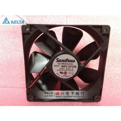 Original for delta for Sensflow WFC1212B 12cm dual ball bearing 12025 thermostat Silent Chassis Fan