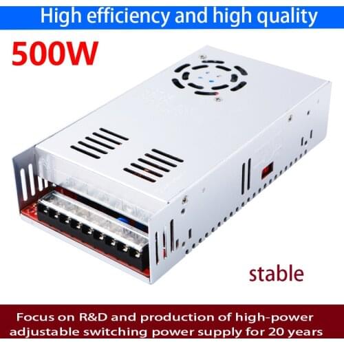 Power Supply AC 220V To 0-36V 500W DC Adjustable Switching Power Supply 12V 24V 36V 48V 110V Adapter For Led Strip Transformer