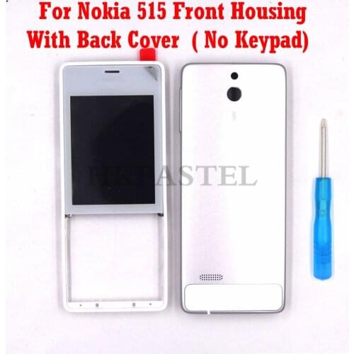 Housing For Nokia 515 Mobile Phone Cover Case With Volume Button No Keypad + Tool Free shipping
