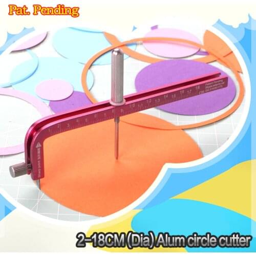 2-18CM(diameter) aluminium circle cutter paper circle cutter crafting circle cutter