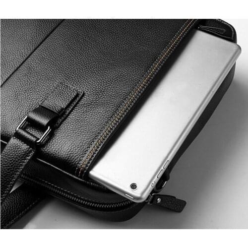 Men messenger bags, big promotion genuine leather shoulder bag man bag casual fashion ipad briefcase, free shipping