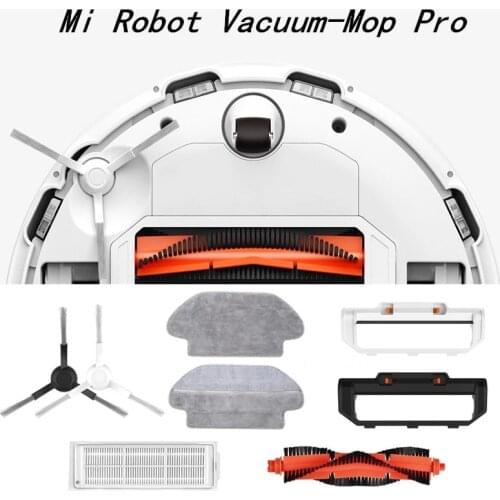 Mop Cloth Side Brush Main Brush Cover Filter For Xiaomi Mijia LDS / STYTJ02YM / Conga 3490 Viomi V2 PRO V3 SE Vacuum Sweeper