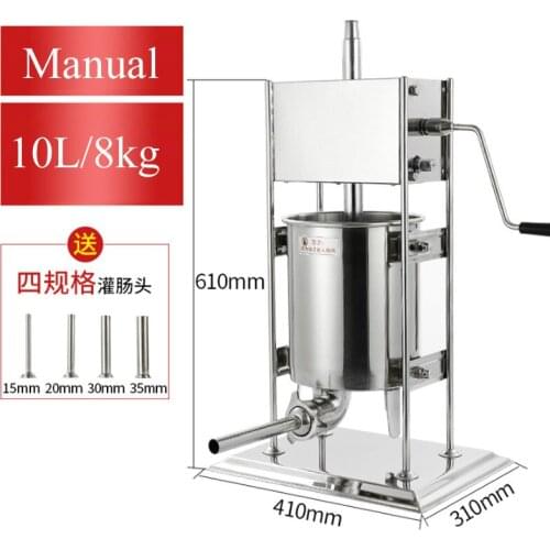 Stainless steel large capacity sausage stuffer vertical electric enema machine