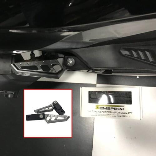 New Universal Motorcycle Rotatable Rear Footrests Foot Pegs Pedal For Yamaha Aerox155 NVX & NMAX 155 150 125 XMAX300 400 250 125