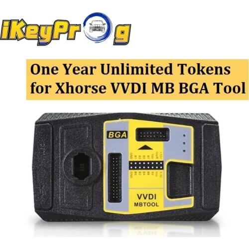 One Year Unlimited Tokens for Xhorse VVDI MB BGA Tool for One Year Period for B-ENZ Password Calculation Unlimited Token