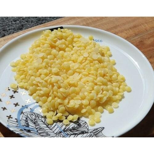 Organic Yellow Beeswax Pellets Bees Wax Wrap, Candle, Soap Lip Balm