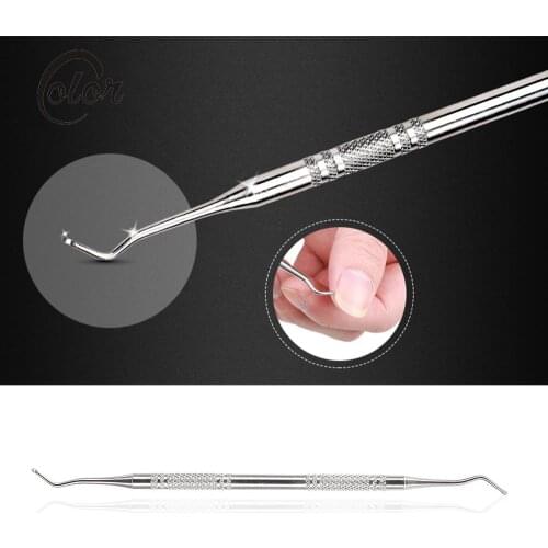 Professional Ingrown Toe Nail Correction Lifter File Clean Installation Tool Pedicure Foot Nail Care Hook Double Ended Sided