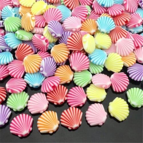 U Pick 12mm 50/100 pcs Mix Color Acrylic Cube Shell Alphabet Beads spacer