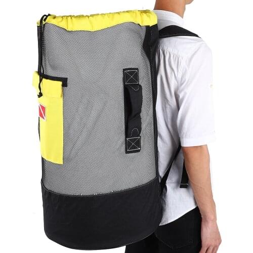 Diving Bag 80L Large Capacity Mesh Backpack Snorkeling Swimming Gear Case Pouch Scuba Storage Handbag Pool Drifting Accessories