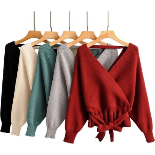 BeeHouse woman clothes pullover knitwear women knitted suéteres camisola feminina knit v neck sweater sueters de mujer moda 2021