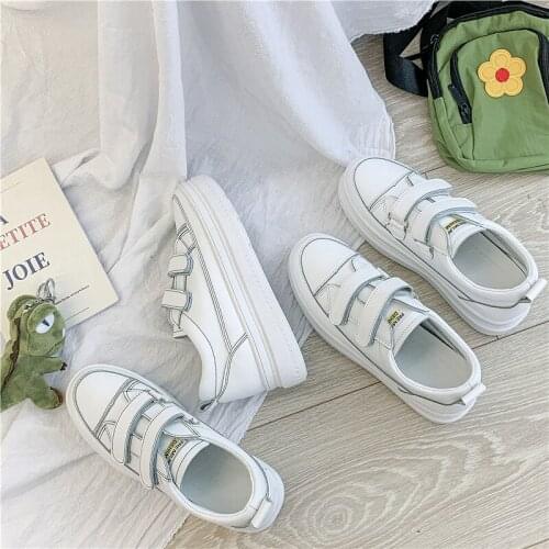 Sneakers Women Shoes Chunky Sneakers New Trendy Female Leather Casual Shoes Woman Basket chaussures femme Dropshipping U21-33