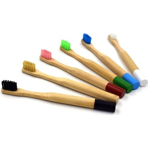 Electric Bamboo Toothbrush Portable Travel Toothbrush Bamboo Charcoal Toothbrush Tongue Cleaner For Kids Adult 3pcs/pack