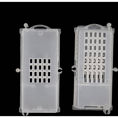 10 PCS Beekeeping Tools Queen Bee Transport Cages Plastic King Prisoner Bees Queen Post Room Cage Bees Tools White Apiculture