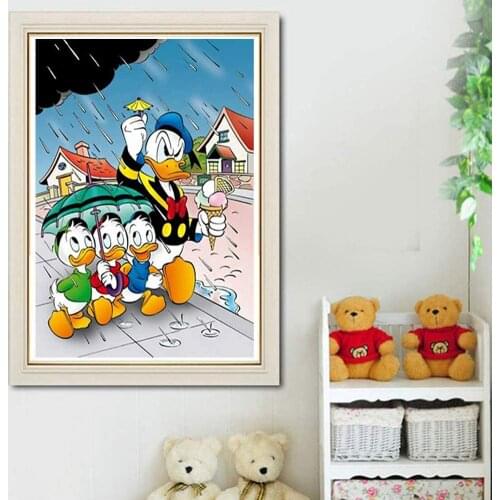 DIY 5D Disney Full Diamond Painting Square&round Cartoon Cross Stitch Kits Embroidery Mosaic Wall Art Home Decor