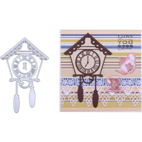 Antique Clock Design Metal Cutting Dies Stencil for DIY Scrapbooking Photo Album Paper Cards Decorative Crafts Embossing Die Cut