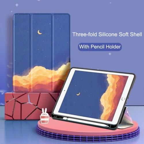 For iPad Air 4 Case 2021 iPad Pro 11 Case 2020 Funda iPad 10.2 Case 7th 8th Generation Case 10.5 Air 2 3 Mini 5 9.7 Pencil Case
