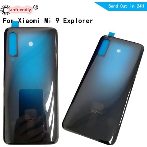 For Xiaomi Mi 9 Explorer Back Glass Battery Cover Rear Door Housing Case Back Glass Cover for Xiaomi Mi 9 Transparent Edition