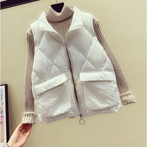 Cheap wholesale 2019 new autumn winter Hot selling womens fashion casual female nice warm Vest Outerwear MP625