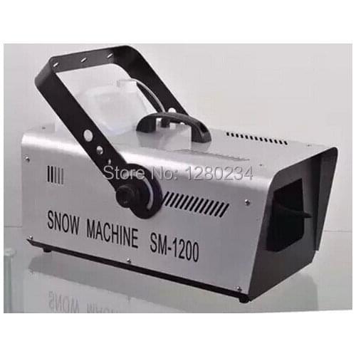 Cheap dj equipment 1200w snow machine linear control for stage effect machine from china market