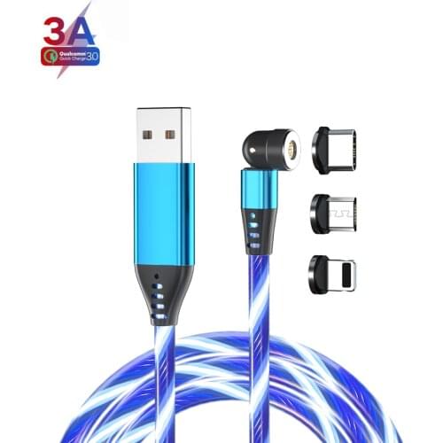 USB C Cable For Sony Xperia XA1 Luminous Magnet Cable For Sony Xperia XA2 data Cable For Sony Xperia XA2 Plus Magnetic Charger