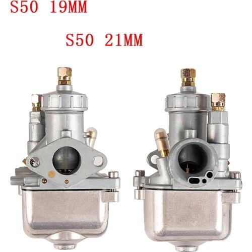 16N1-11 Motorcycle Carburetor 19mm 21mm Aluminum Alloy for Simson S50 S51 S70 GDR Type Engine