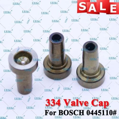 ERIKC 334 Valve Cap F00VC01334 Original Common Rail Injection Control Valve Cap F 00V C01 334 for 0445110 Series Injector
